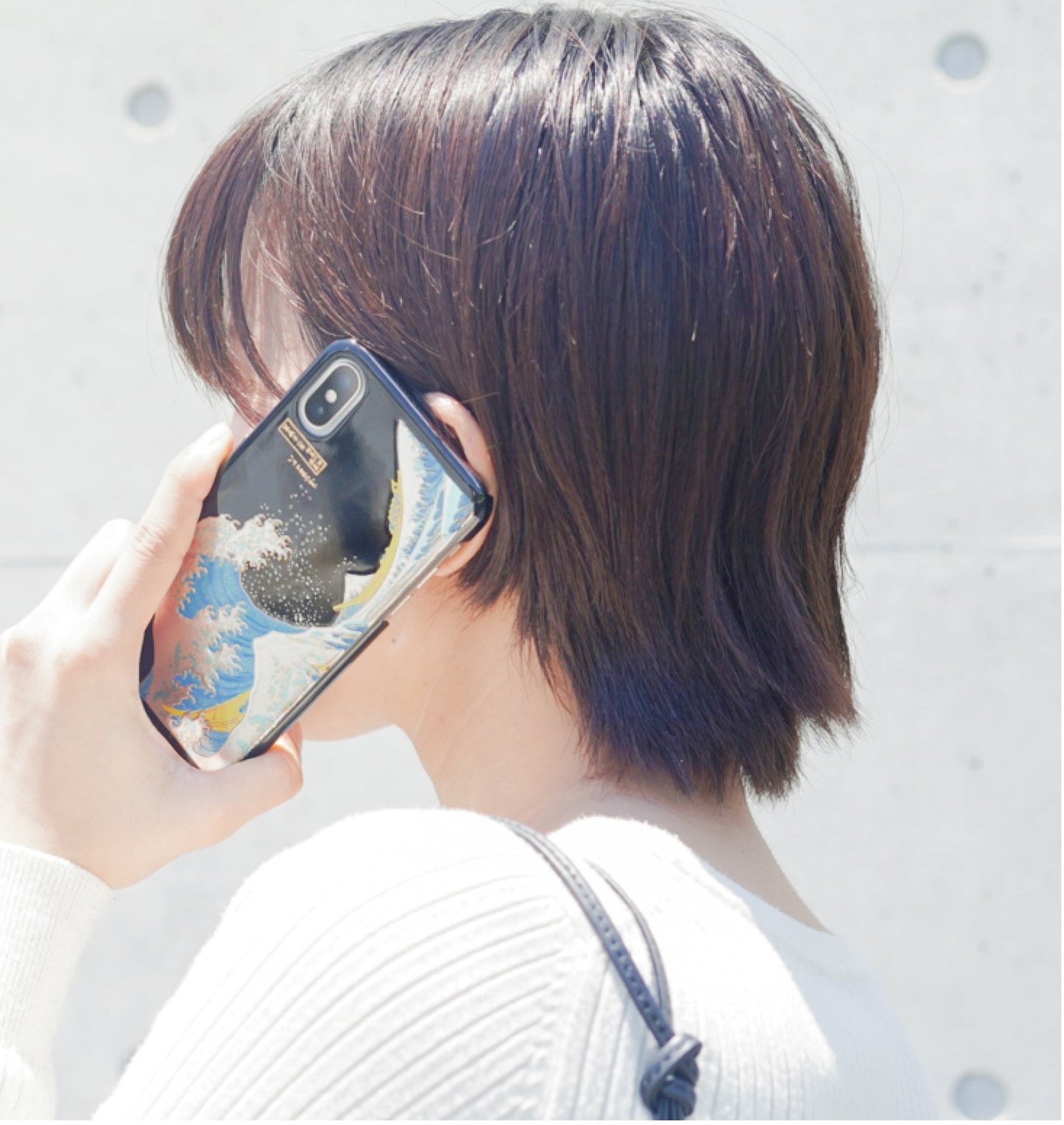 Japanese Urushi Lacquerware iPhone 16 Case – Handcrafted Sansui Landscape Phone Cover