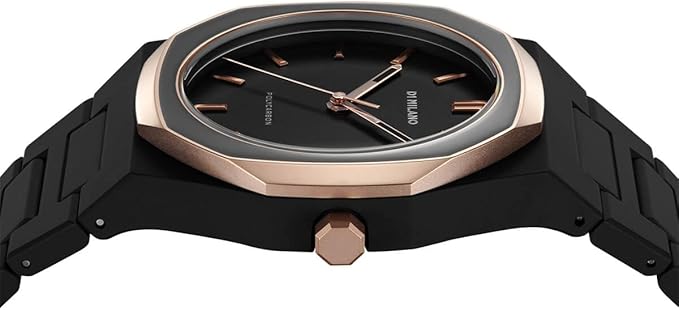D1 MILANO] D1 Milano Watch PCBJ35 Polycarbon Black Enamel 40.5mm